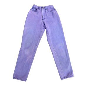 VTG 80s/90s Gitano Purple Ultra High Waist Jeans Size 5/6